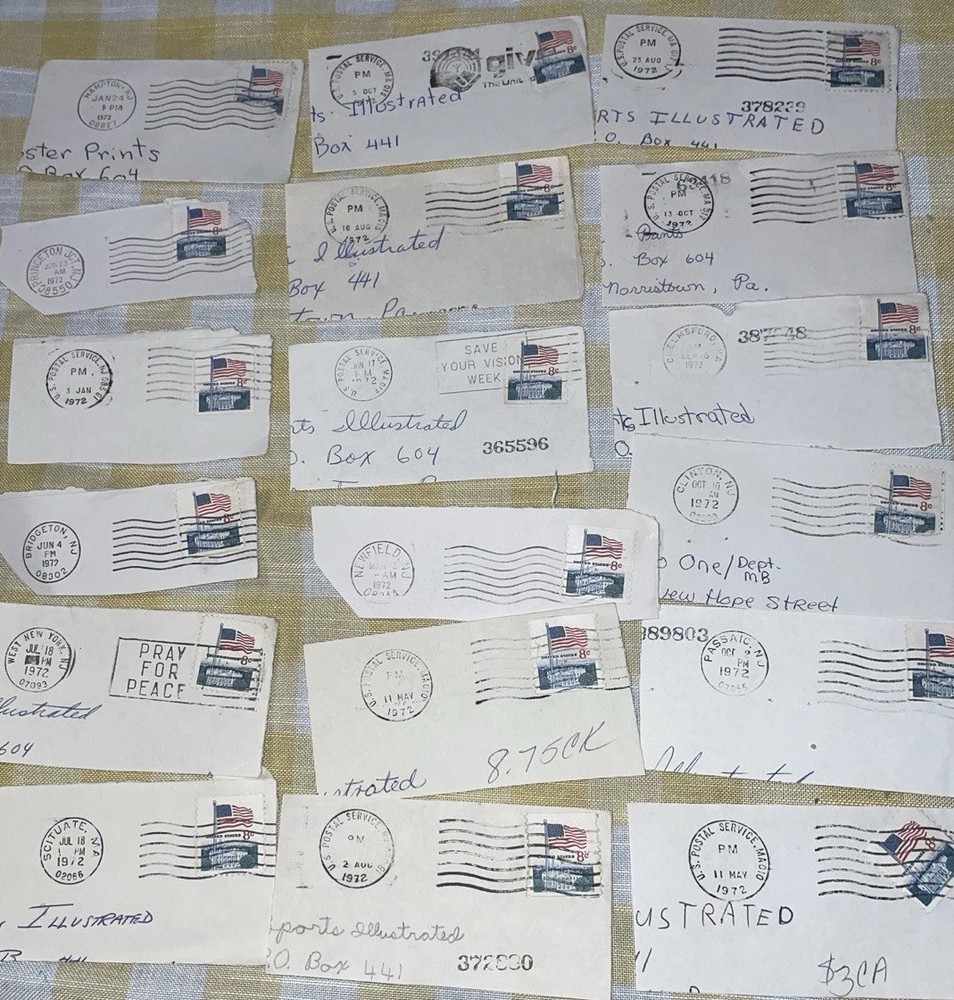 Postage stamp United States of America in the Flag Issue of 1971 – 8 Cents (18)