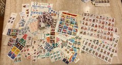 US Stamp Lot 1C + Mix Unused Postage Sheet Booklet Over $450 FV Huge Variety
