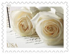 USPS Wedding Roses 2011 Forever Stamps – Book of 20 Postage Stamps