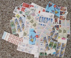US Discount Postage Stamps unused. Below Face, FACE VALUE $100.053. Lot 260049