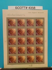 Scott # 4358 Alzheimer’s – USPS Postage Stamps