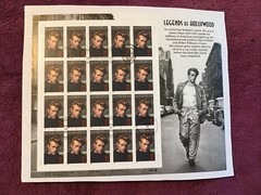 US SCOTT 3082 PANE OF 20 JAMES DEAN 1st DAY ISSUE HOLLYWOOD 32 CENTS MNH