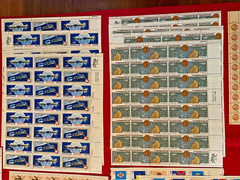 US Postage lot of 23 Sheets MNH .02 to .33 Cent Sheets. Face Value is $121