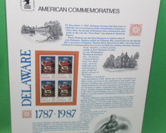 American Commemoratives Delaware 1787-1987 USPS Stamps 287 July 4, 1987