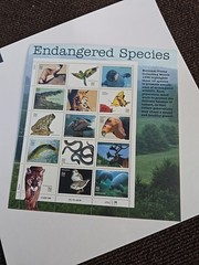 Endangered Species Full Sheet 15 USPS 32 Cent Stamps 1995 #3105