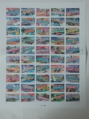 Greetings From America – Sheet of 50 States Stamps – 34 Cent Stamp Value