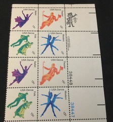 16 USPS Stamps 13 Cent – American Dance Issue – Scott 1749,50,51,52 MNH