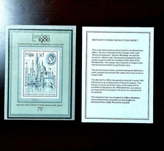 Foreign Stamp, UK, London International Stamp Exhibition, 1980, Miniature Sheet