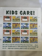 1994 Full Sheet 32 Cent 16 Stamps Kids Care