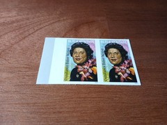 USA 2024 Sc #5830a 4ever CONSTANCE BAKER MOTLEY Imperf/NDC Horizontal pair Mint