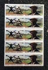 2010USA #4465-4466 44c Negro League Baseball – Block of 10 From Sheet – Mint NH