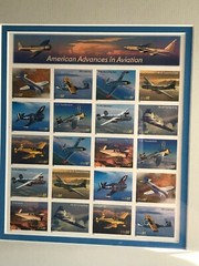 US Planes Aviation Classic American Aircraft Matted and Framed Aviation Sheets