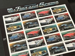 Extremely Rare & Unused 2007 USPS “50s Fins and Chrome”