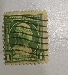 VTG George Washington Bicentennial 1732-1932 One Cent Stamp