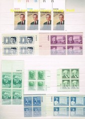 President Plate Block Stamps: 8 Mint 32 US Postage (12-283)