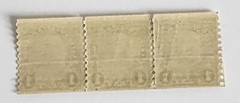 Benjamin Franklin One Cent U.S. Rare Set of 3 unused Stamps No Rubber Stamp Mark