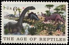 USA 1970 – THE AGE OF REPTILES – 6 Cent Beautiful MNH Stamp – Scott #1390