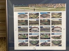 BASEBALL’S STAMPS LEGENDARY PLAYING FIELDS 20 Postal Stamps! New