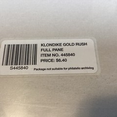 SCOTT# 3235 SHEET OF 20 GOLD RUSH STAMPS 32 CENT FACE MNH 1998 US-NIP