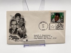 US FDC First Day Cover 1994 Nat King Cole Stamp Popular Singers Artcraft Envelop