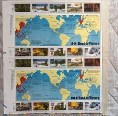 Commemorative stamp sheet set: History, Sports