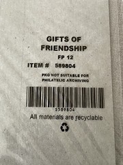 SCOTT # 4982-85 GIFTS OF FRIENDSHIP PANE OF 12 USPS FOREVER STAMPS MNH