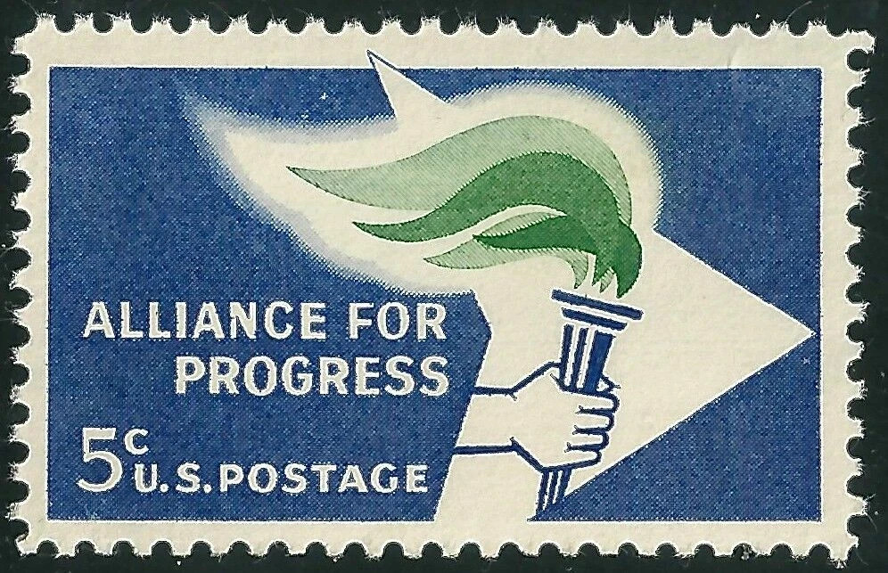 USA 1963 – ALLIANCE FOR PROGRESS – 5¢ U.S. Stamp – U.S. MNH Stamp 😎 Scott #1234