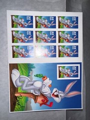 Looney Tunes Stamp Sheet from 1997- brand new