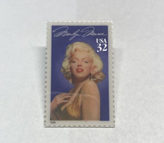 USPS 1995 MARILYN MONROE 32 cent stamp Postal Hat Lapel Pin Plastic