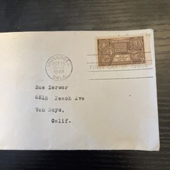 US Stamp 1948 Five Tribes Oklahoma – 3 Cent Stamp – First Day Of Issue