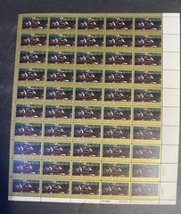 SCOTT 1335 SHEET OF 50 ARTIST THOMAS EAKINS STAMPS 5 CENT 1967 MNH