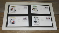Vintage 1985 America’s Antique Duck Decoy Stamps First Day Covers (4) – Mint