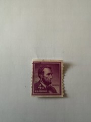 (1) – 4 Cent Lincoln (2) – 5 Cent Washington Stamps
