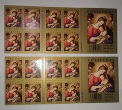 Two x 20 = 40 of MADONNA & CHILD 44¢ US Christmas Stamps by Sassoferrato 4424a