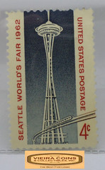 1962 USA Postage Seattle World’s Fair 4 Cents Stamp – #S41763NQ