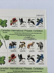 USPS Canadian International Philatelic Exhibition 13 Cent Stamps 25 Full Sheets
