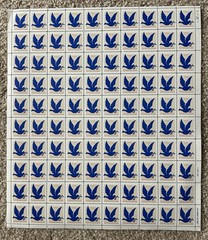 Vintage USPS Postage Stamps Set Of 100 H Rate 29 Cent Stamps 1991