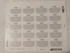 US 2010 SC 4445 44c Bill Mauldin, Cartoonist – Full Sheet of 20 – MNH Fresh