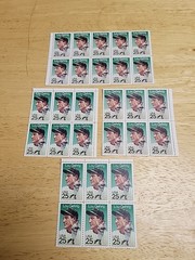 Lou Gehrig 25 Cent Stamps 28 Total