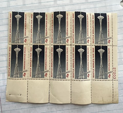 1962 Seattle World’s Fair postage stamps