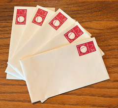 US 5c (5 cents) New York Worlds Fair 1964 1965 Postal Envelope Unused (Set of 5)