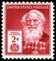 USA 1940 🤩 Famous American Series – Samuel F.B. Morse/Inventor – Scott #890 😎