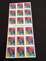 US SCOTT 2599a BOOKLET OF 18 STATUE OF LIBERTY STAMPS 29 CENT FACE MNH