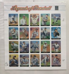 United States 33¢ Legends of Baseball Postage Stamp #3408 MNH Full Sheet