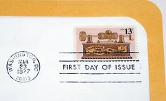 First Day of Issue Souvenir Page Sound Recording Centennial 1977 Stamp