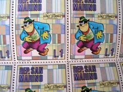 STAMPS San Marino. Single Full Sheet. Disney. MNH