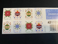 USPS Forever Stamps Holiday Joy 2023 Booklet of 20 First Class Postage Christmas