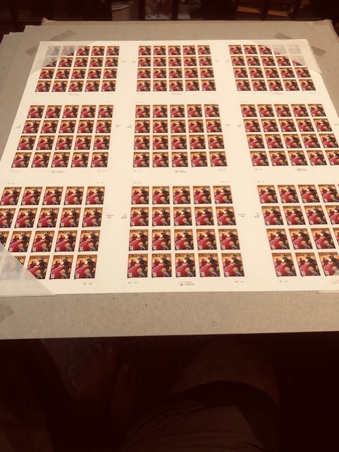 1997 Cinco De Mayo full uncut sheet from post office