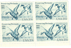 United States 20¢ Preserving Wetlands Postage Stamp #2092 x 100 Singles
