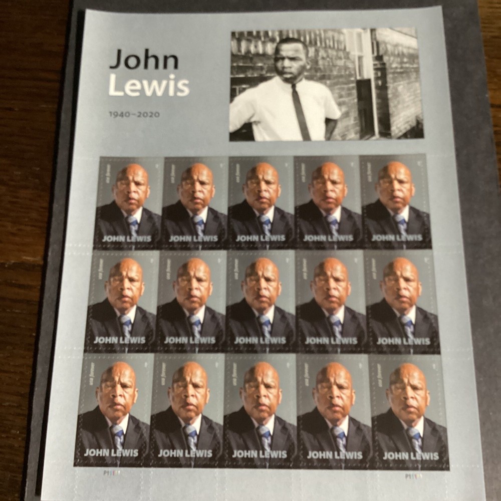SCOTT# 5801 SHEET OF 15 JOHN LEWIS FOREVER STAMPS MNH-2023-US
